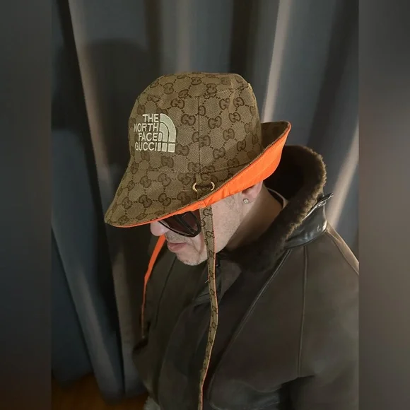 Gucci x TNF Monogram Bucket Hat - Picture 10 of 12